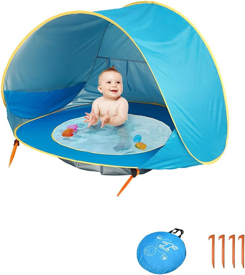 Tenda com Piscina Infantil de Praia Protect Baby  - Proteção UV