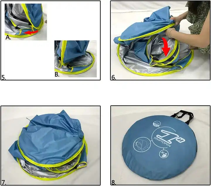 Tenda com Piscina Infantil de Praia Protect Baby  - Proteção UV