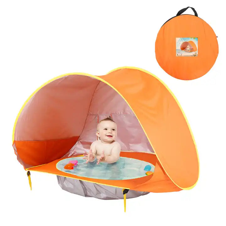 Tenda com Piscina Infantil de Praia Protect Baby  - Proteção UV