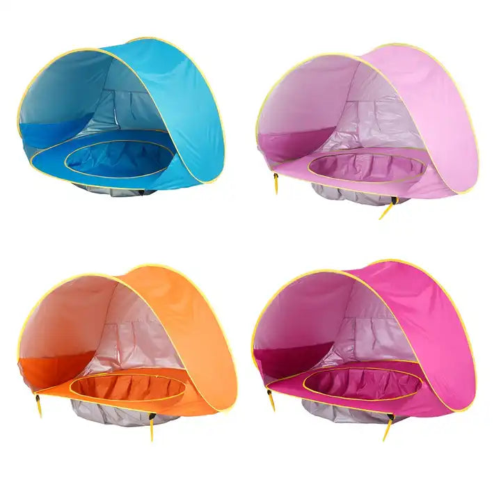 Tenda com Piscina Infantil de Praia Protect Baby  - Proteção UV