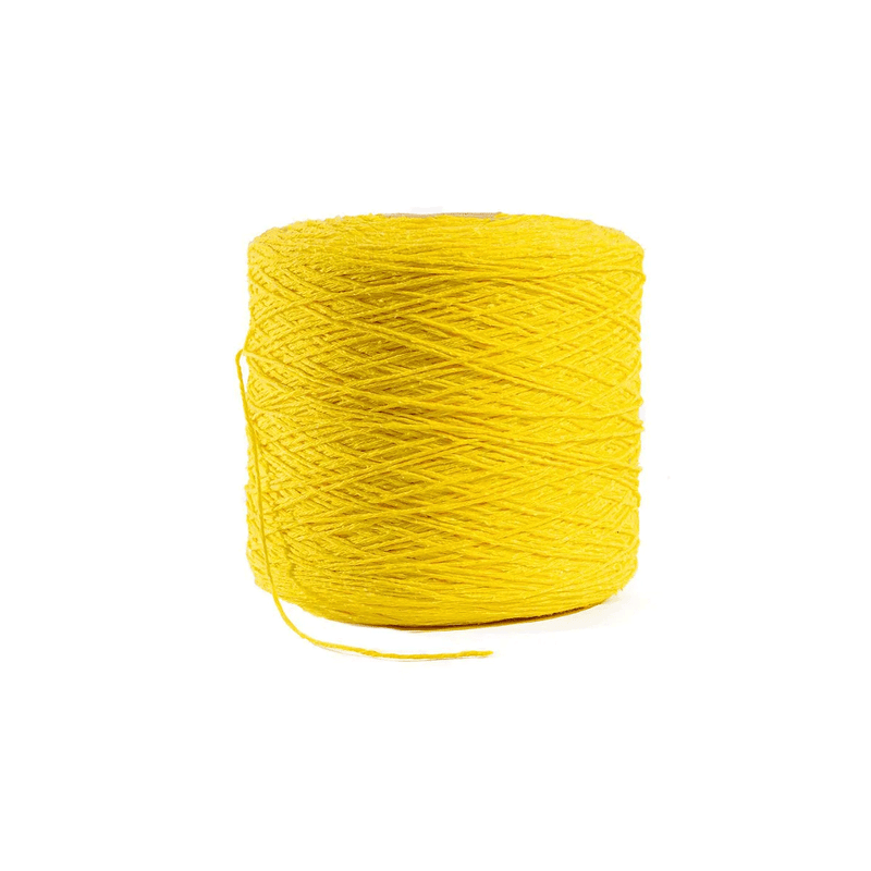 Barbante ou Linha para Crochê Colorido N 8 - Amarelo Canario