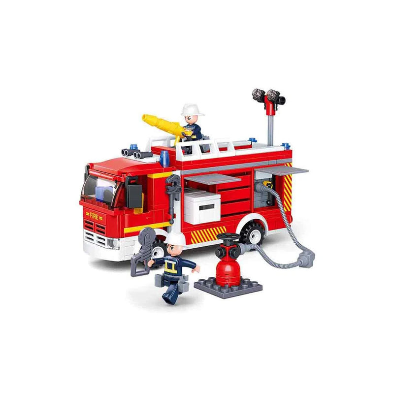 Blocos Caminhão de Bombeiro com Hidrante 343 PCS - BR1199 - Multikids