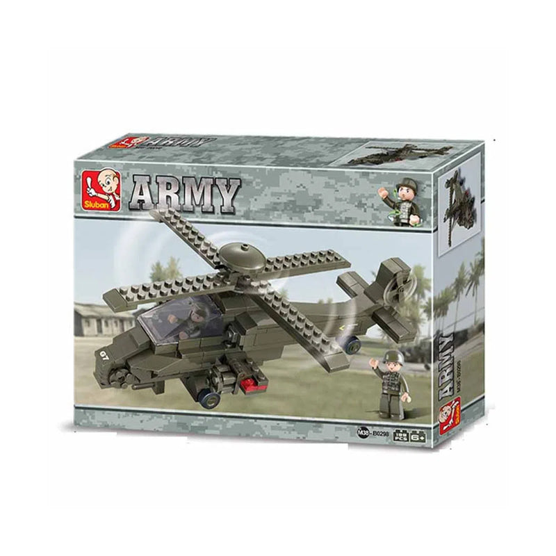 Blocos de Montar Multikids PLand Force Helicóptero  BR906 - 199 Peças