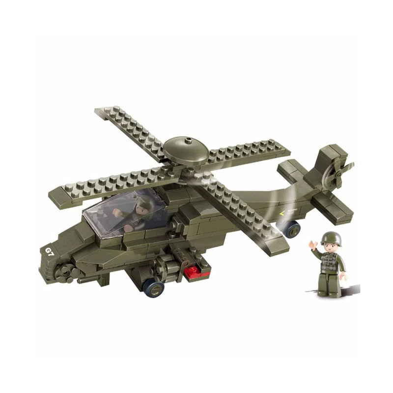 Blocos de Montar Multikids PLand Force Helicóptero  BR906 - 199 Peças
