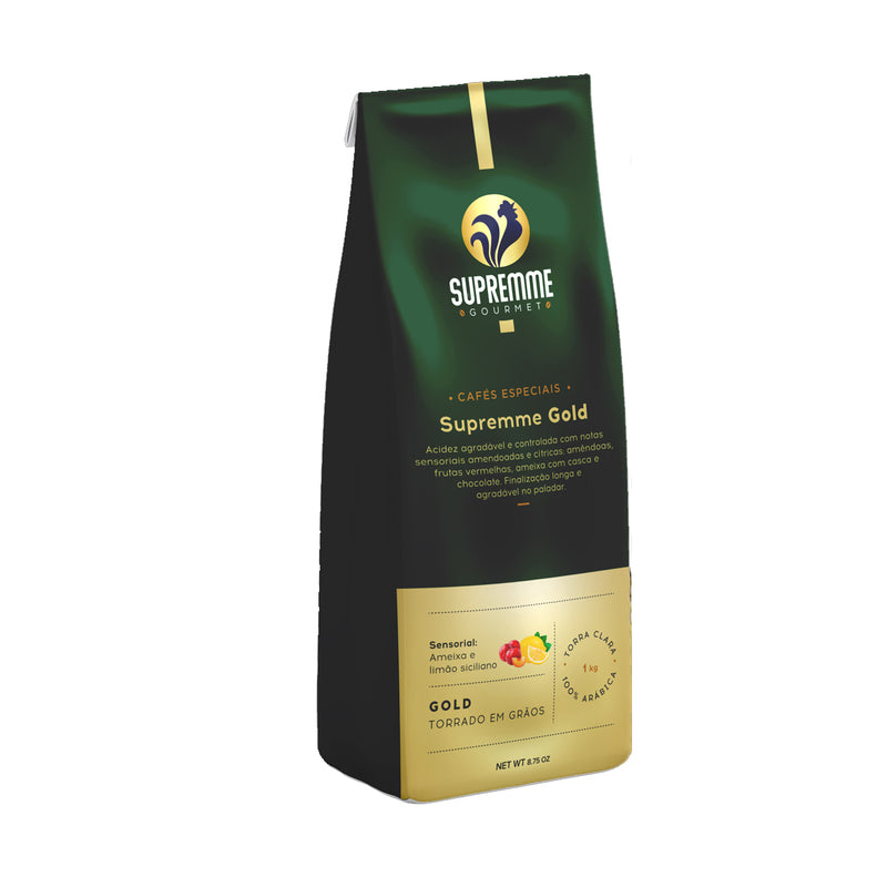 Café Supremme Gold 100% Arábica em Grãos 1kg