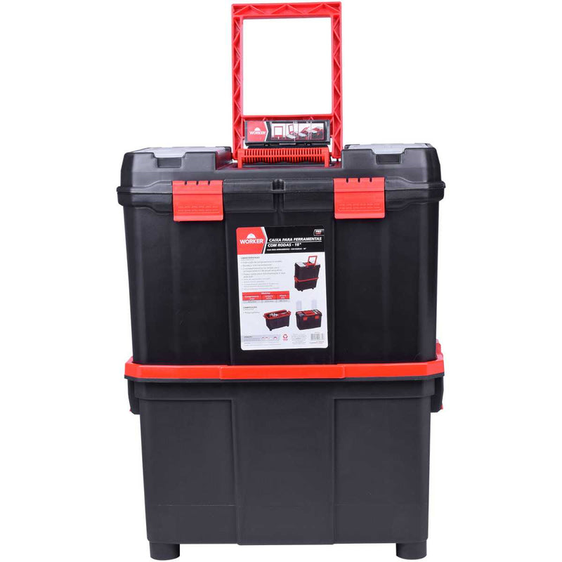 Caixa para Ferramentas 18" Com Rodas - Worker