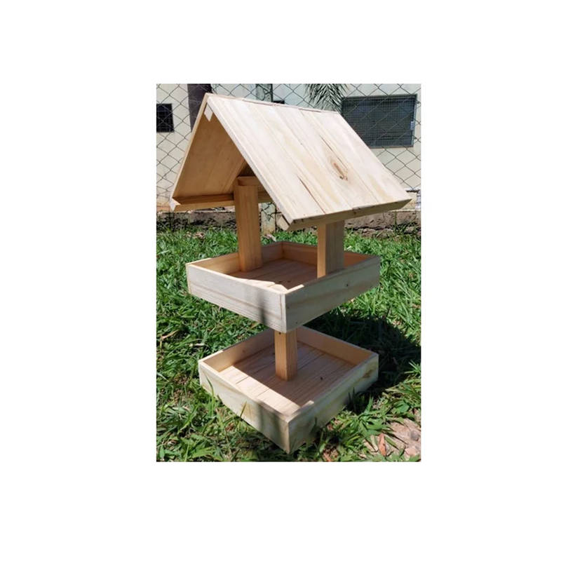 Casinha De Passarinho 2 Andar - Jardim - Decor Moveis