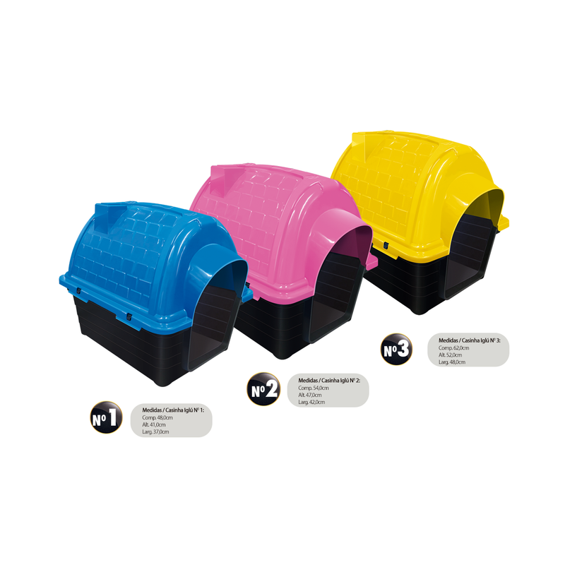 Casinha Plástica Furacão Pet iglu n5