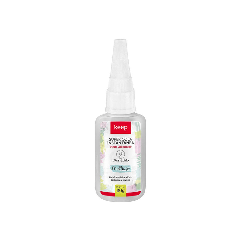 Cola Instantânea Multiuso Media Viscosidade 20g Keep - EI081
