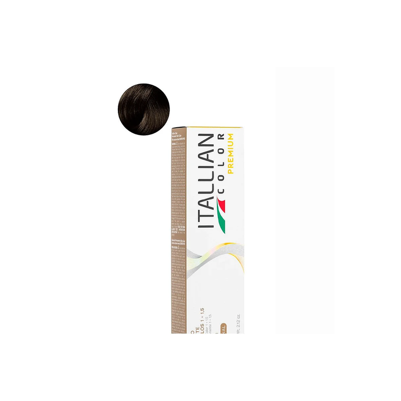 Coloração Itallian Color Premium 60g Castanho Escuro 3.0