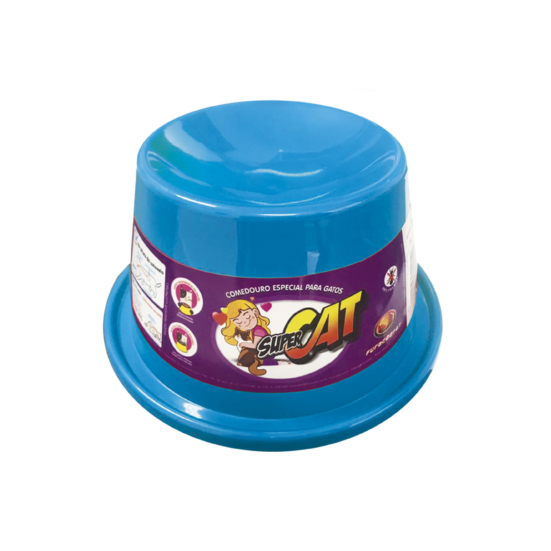 Comedouro plástica Gato super cat - 200 ml
