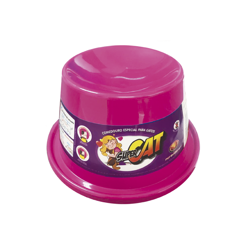 Comedouro plástica Gato super cat - 200 ml