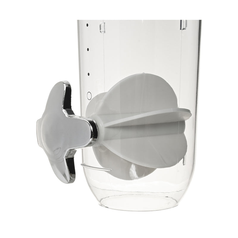 Dispenser de Cereais Redondo Base Preta 1,5L Mimo Style