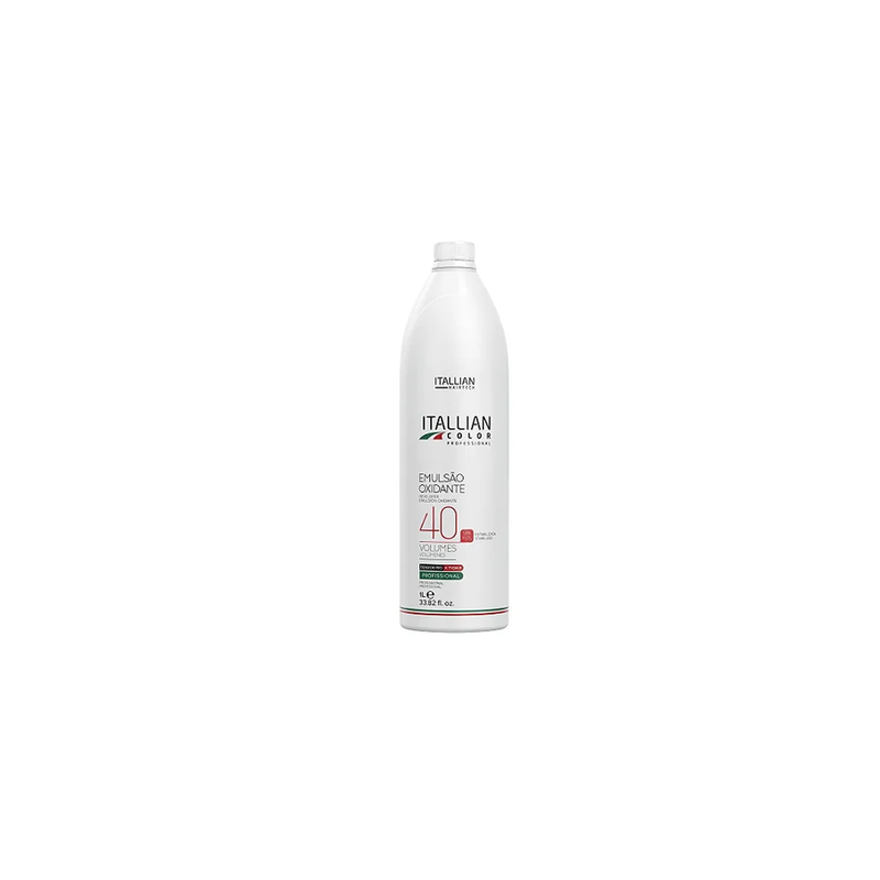 Emulsão Oxidante Estabilizada Itallian Oxi 40 Volumes 1l