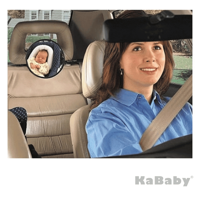 Espelho Redondo - Banco Traseiro KaBaby Preto