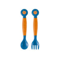 Garfo e Colher Flexíveis Funny Meal Bb1140 - Multikidsbaby