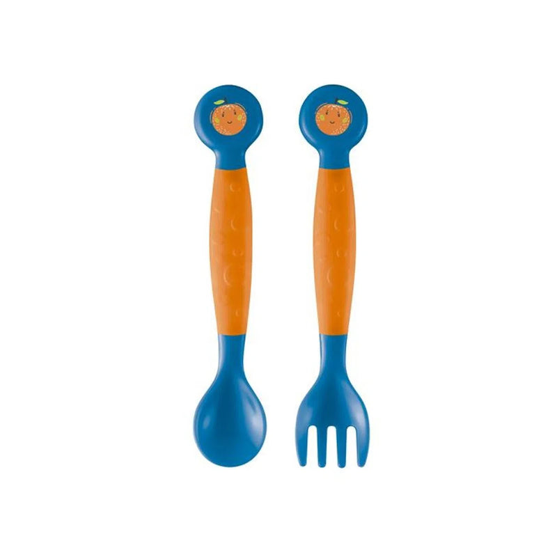 Garfo e Colher Flexíveis Funny Meal Bb1140 - Multikidsbaby