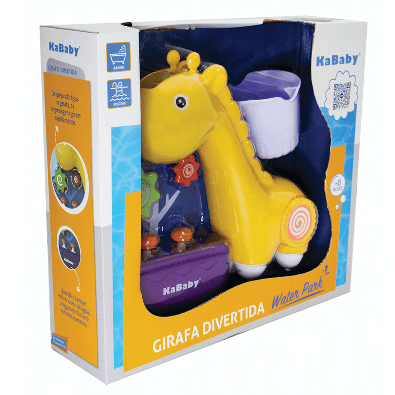 Girafa Divertida Water Park KaBaby Amarelo