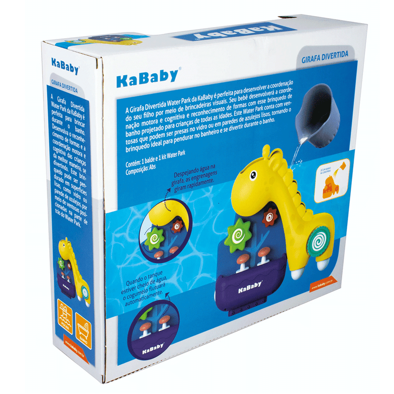Girafa Divertida Water Park KaBaby Amarelo