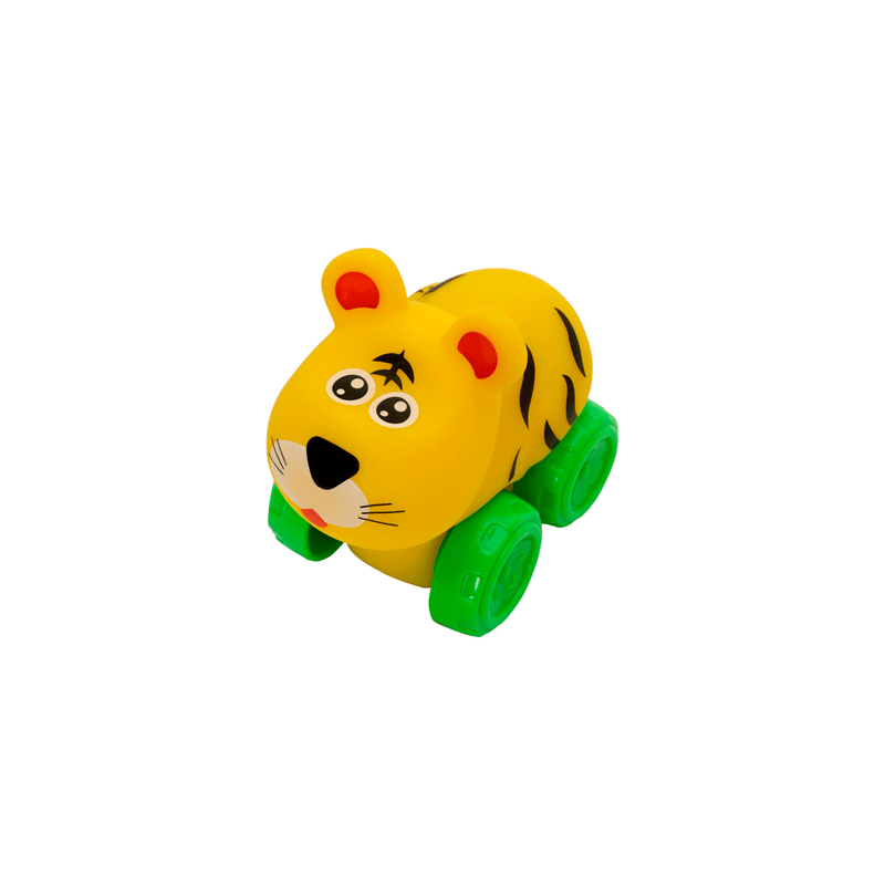 Jogo 24 Mini Car Vinil Zoo Zippy Toys