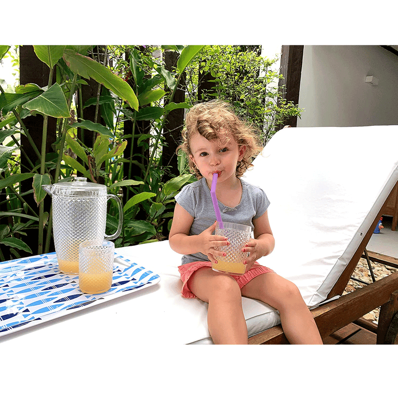 Kit 2 Canudos De Silicone Com Limpador KaBaby