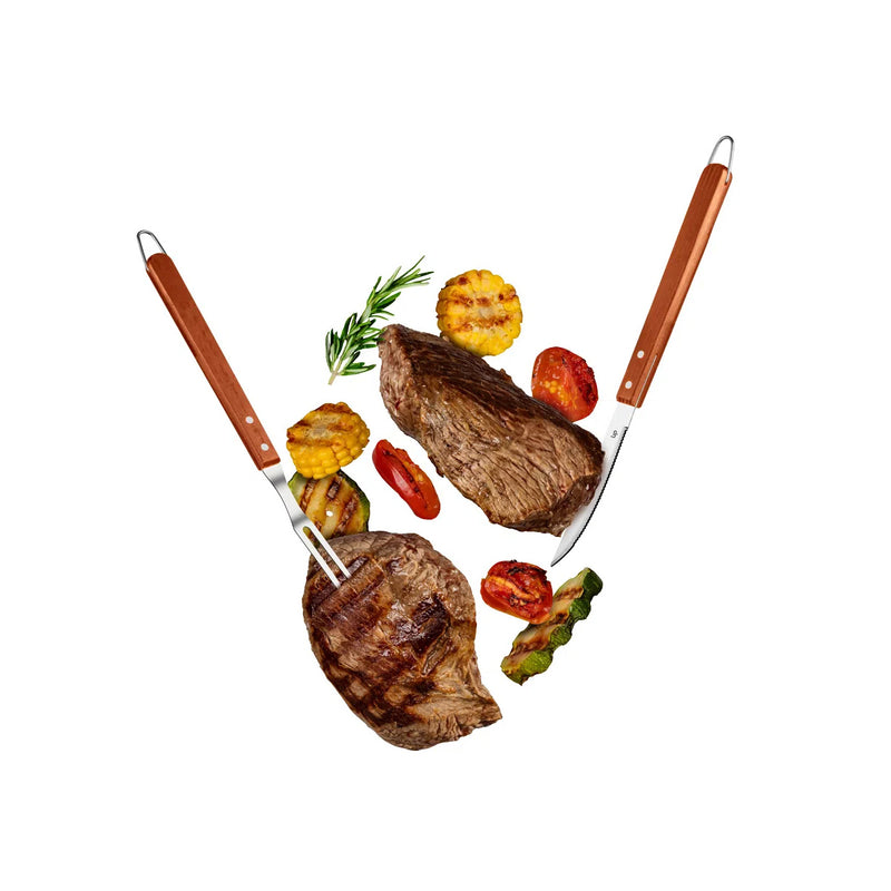 Kit Churrasco 2 Peças Médio Up Home - UD231