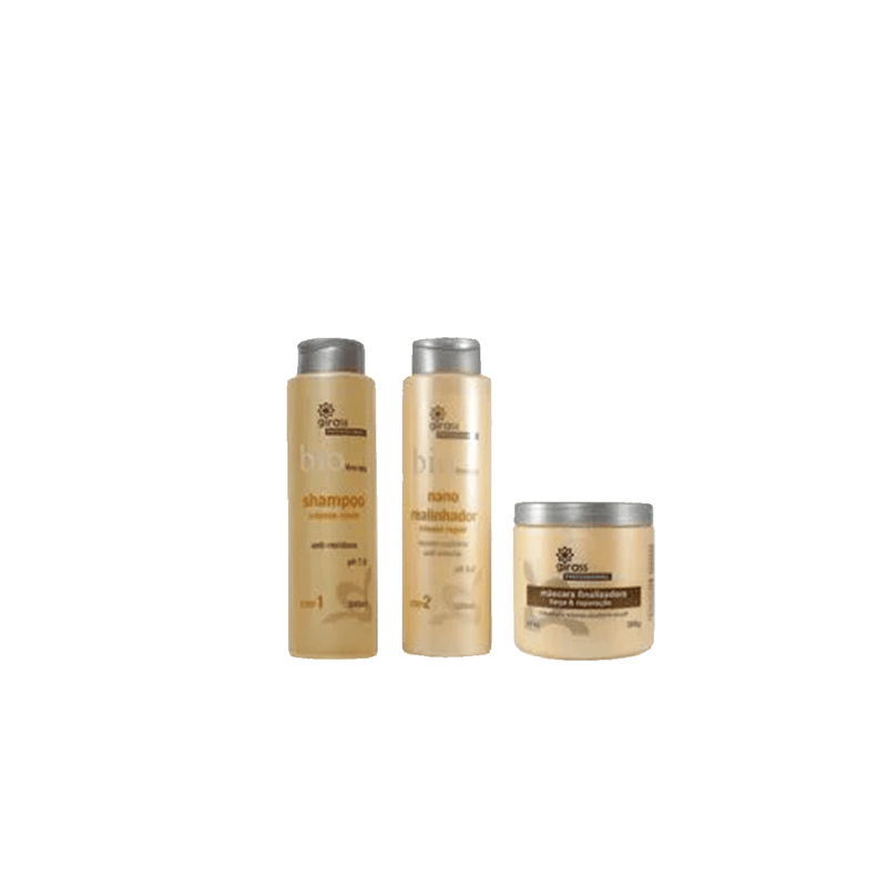 Kit Realinhamento Capilar Liso Intenso Girass 500ml - 3 passos