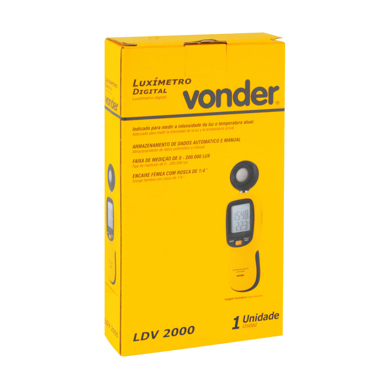 Luxímetro digital LDV 2000 Vonder