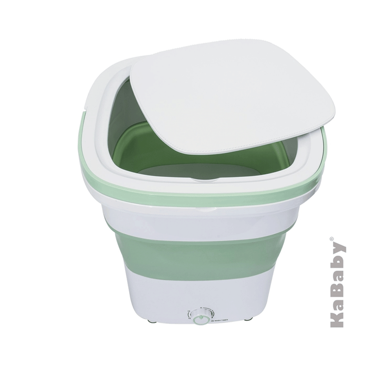 Maquina De Lavar Dobravel Portatil 110V Kababy Verde