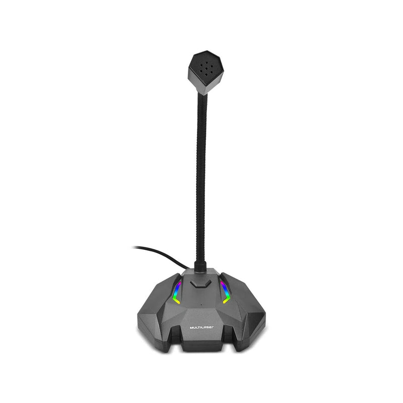 Microfone Gamer USB Com LED Multilaser - PH363