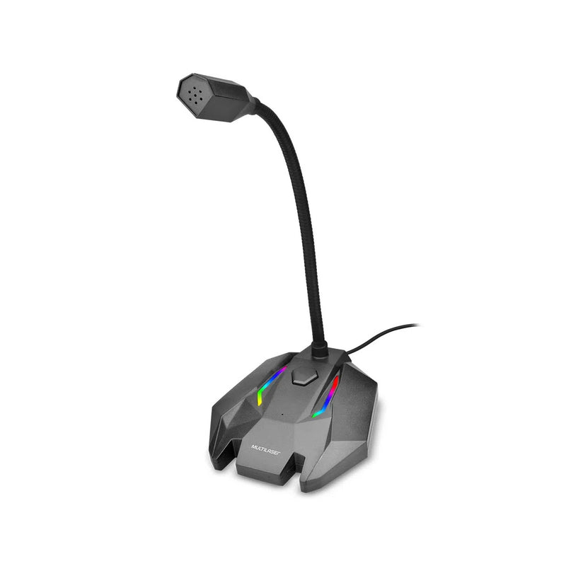 Microfone Gamer USB Com LED Multilaser - PH363