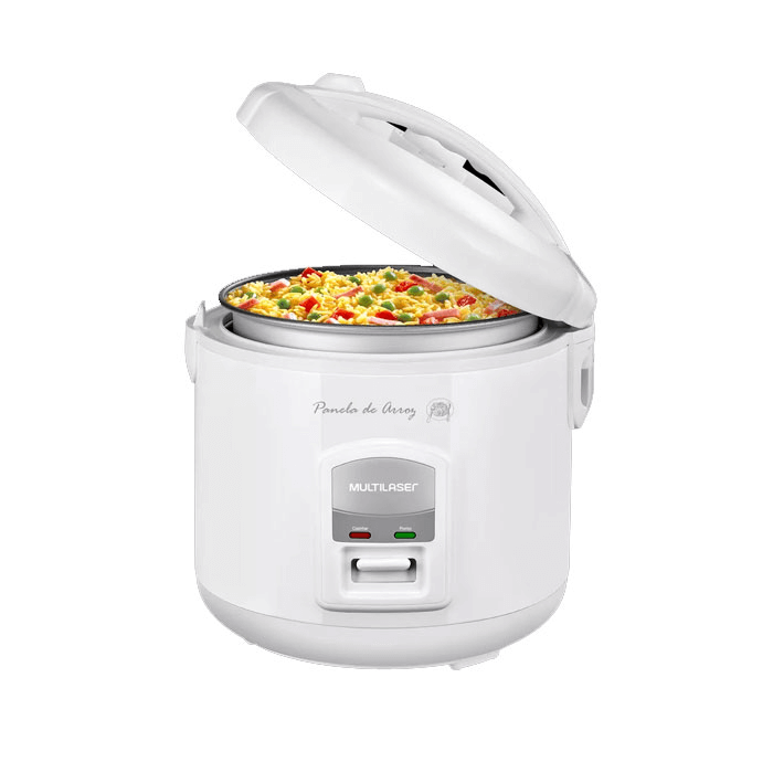 Panela de Arroz Elétrica Gourmet Branca 127V Multilaser - CE01