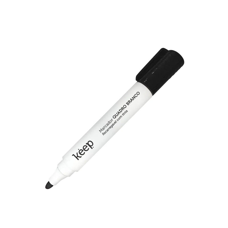 Pincel Marcador de Quadro Branco Recarregável Caixa c/ 12un - Keep