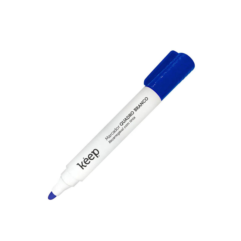 Pincel Marcador de Quadro Branco Recarregável Caixa c/ 12un - Keep