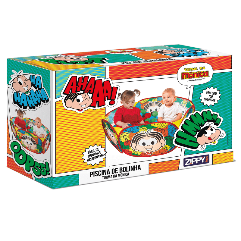 Piscina De Bolinhas Infantil Turma Da Mônica Zippy Toys