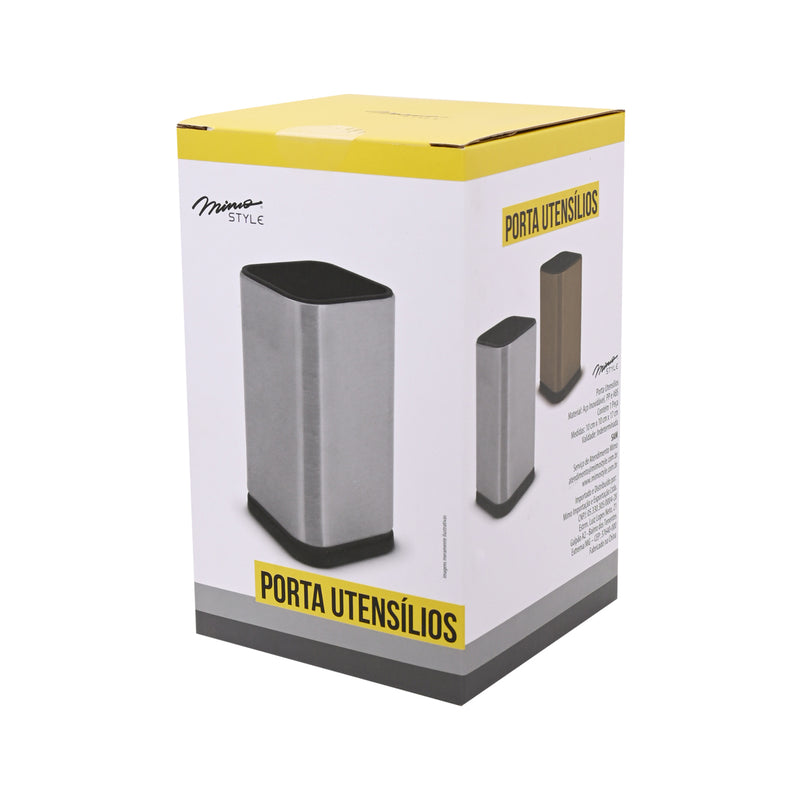 Porta Utensílios Inox Mimo Style