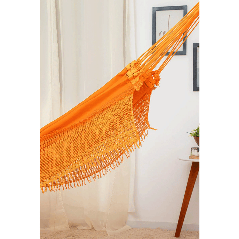 Rede de Dormir Casal Sol a Sol Laranja