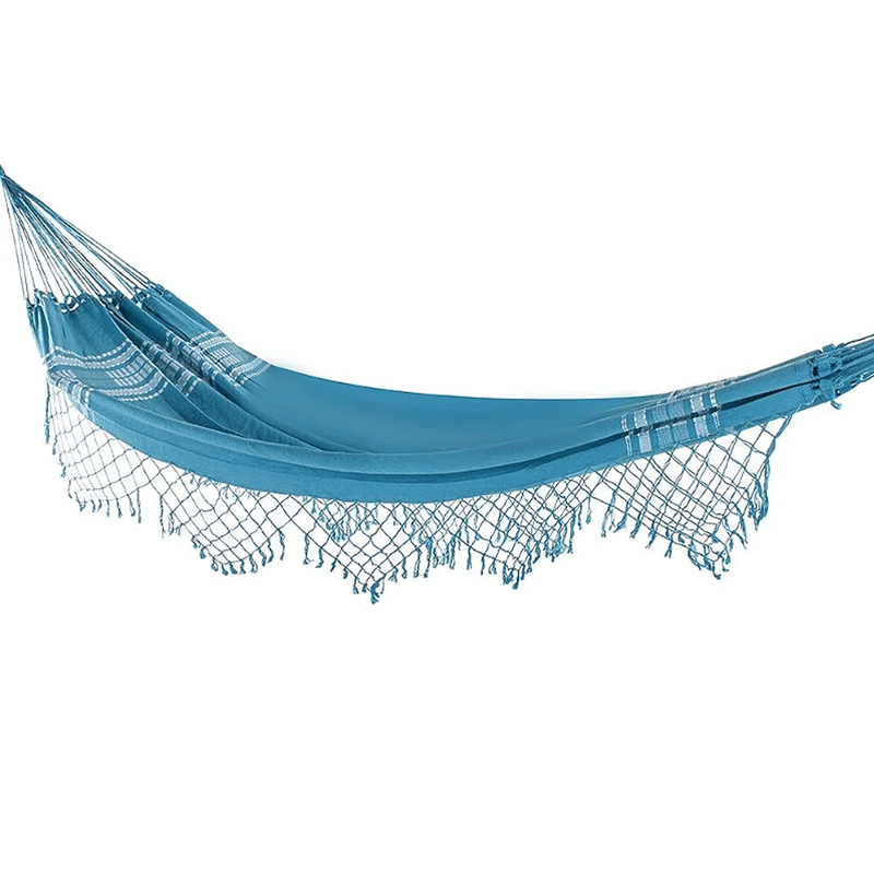Rede de Descanso No Estilo Pernambucana Na Cor Azul Celeste