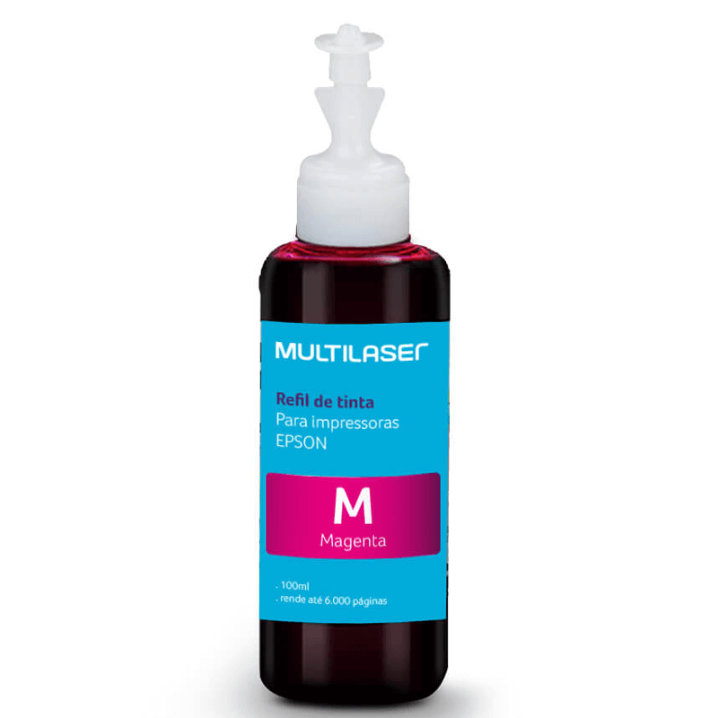 Refil De Tinta Magenta para Impressora Epson 100ml - Rf007