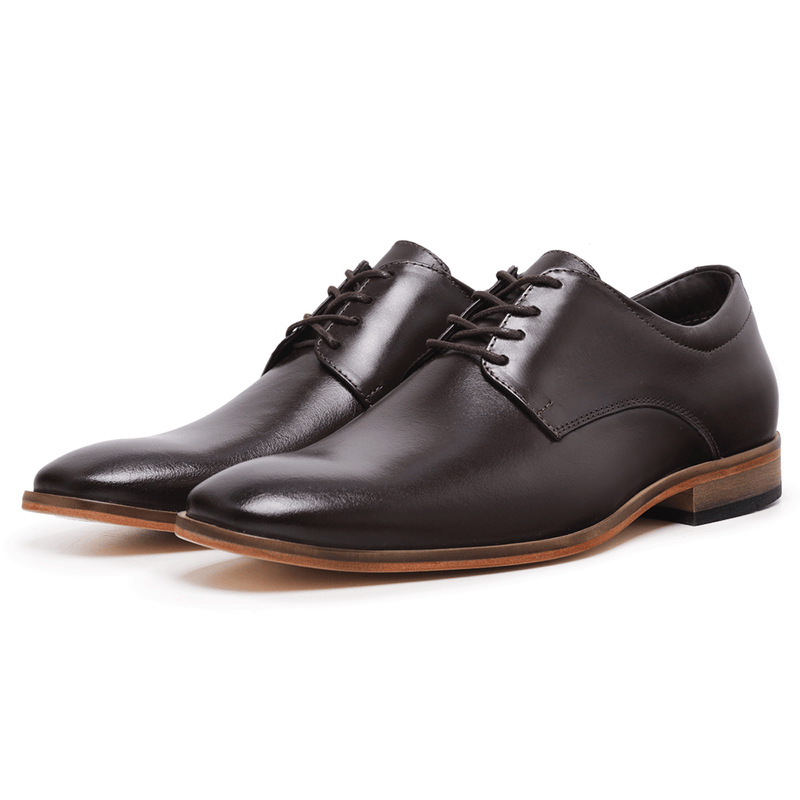 Sapato Social Derby Sola Couro Saul Cafe ok
