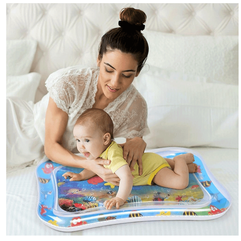 Tapete de agua Inflavel Almofada para Bebes KaBaby Azul