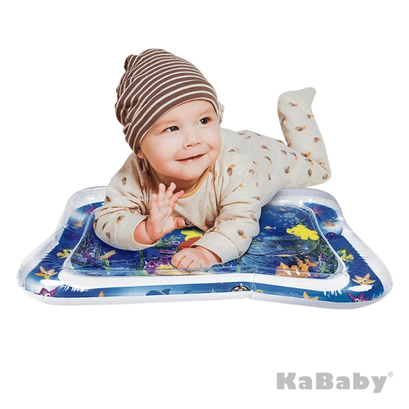 Tapete de agua Inflavel Almofada para Bebes KaBaby Azul